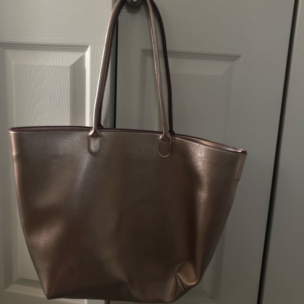 Rose Metallic Tote